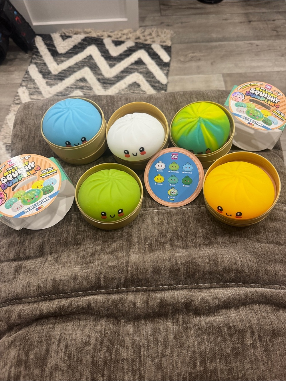 Rare one alsoRms Squishy Dumpling Plush Toy - Multicolor Kid-Friendly Stress Toy